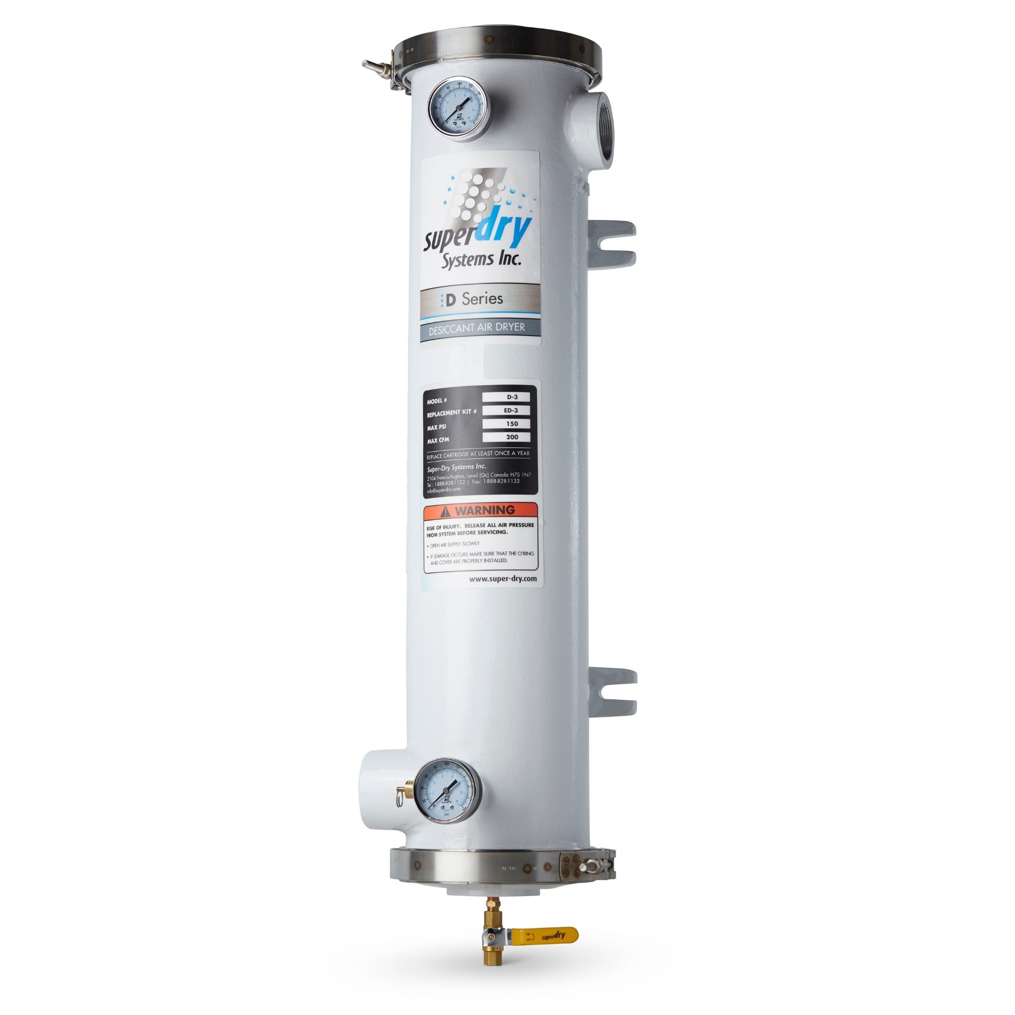 D Series Desiccant Air Dryer Super Dry