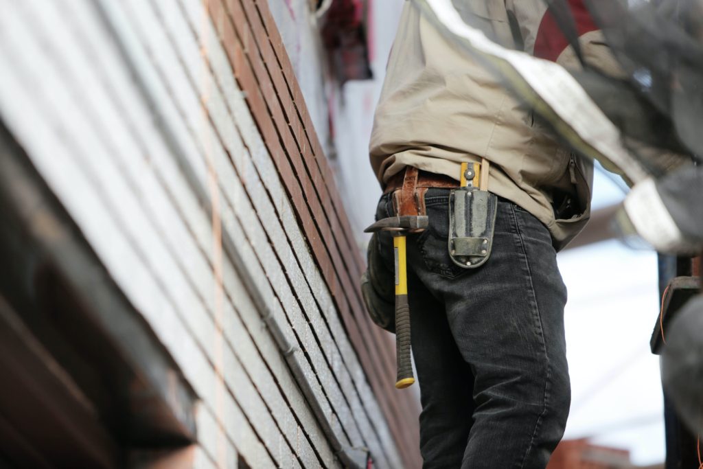 man performing maintenance